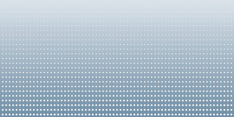 Halftone gradient. Dotted gradient, smooth dots spraying and halftones dot background seamless horizontal geometric pattern vector template set