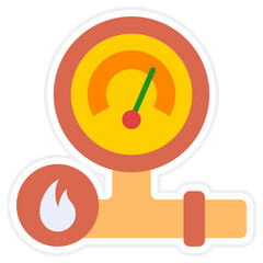 Gas pipeline Icon
