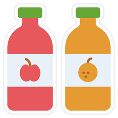 Juice bottles Icon
