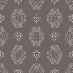 Classic Damask Seamless Pattern - Vector Illustration for Elegant Textile Design