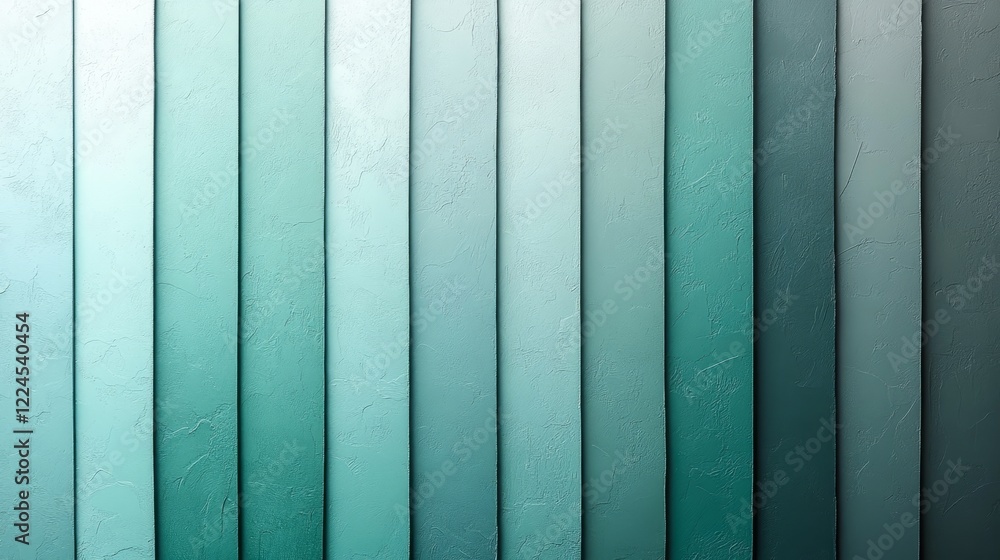 Poster minimalistic gradient background transitioning from soft mint green to light gray, creating a fresh 