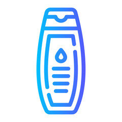 shampoo Line Gradient Icon
