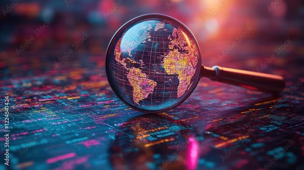 Poster global data analysis: unveiling worldwide insights through magnification