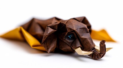 Intricate Origami Elephant: A Masterpiece of Paper Folding
