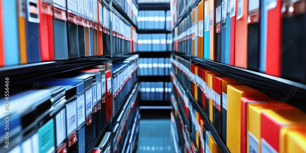 Poster online documentation database, Document Management System (DMS), online documentation database and process automation to efficiently manage files, Corporate business tech