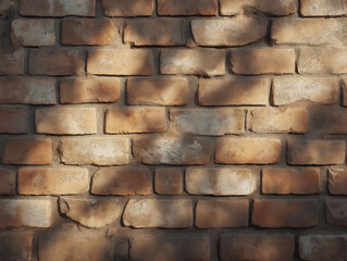 Obraz premium Classic red brick weathered wall