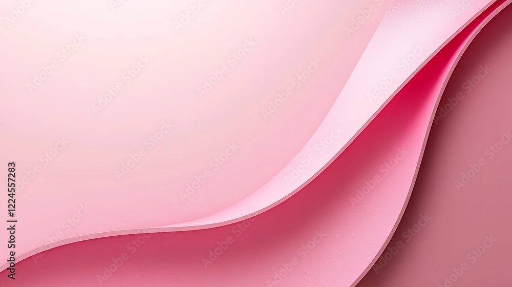 Poster minimalistic light pink background with a thin diagonal white line running across