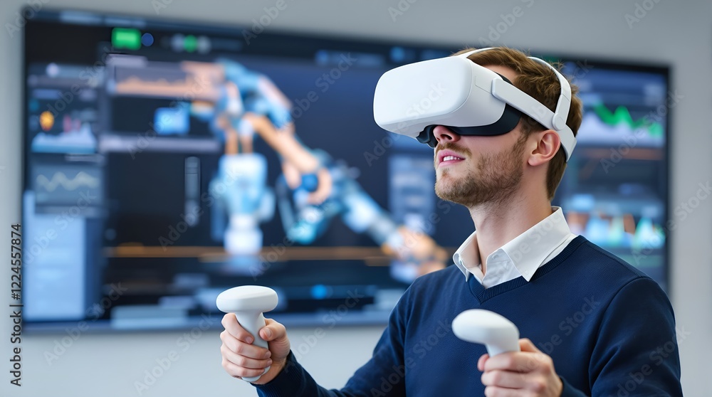 Poster engineering student using vr to control a bionic limb: advancing computer science education