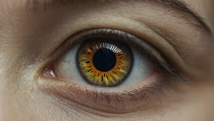 ultra closeup of human eye iris