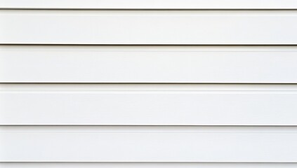 Fototapeta premium White horizontal vinyl siding texture.