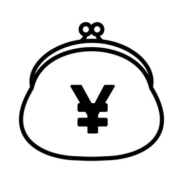 recommend clip art: Coin purse with yen mark icon.