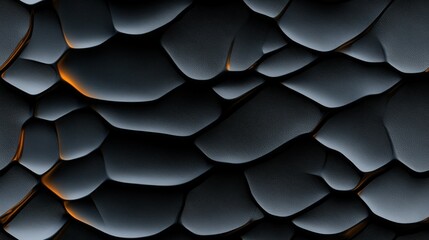 Black Mamba snakeskin animal pattern, seamless, tileable.
