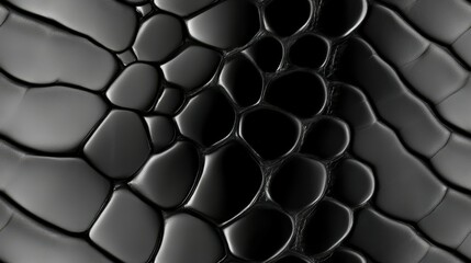 Black Mamba snakeskin animal pattern, seamless, tileable.