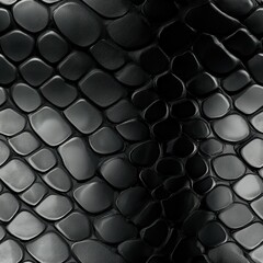 Black Mamba snakeskin animal pattern, seamless, tileable.