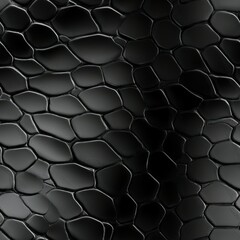 Black Mamba snakeskin animal pattern, seamless, tileable.