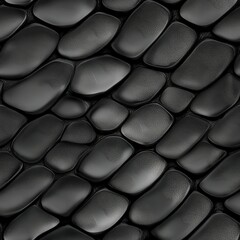 Black Mamba snakeskin animal pattern, seamless, tileable.