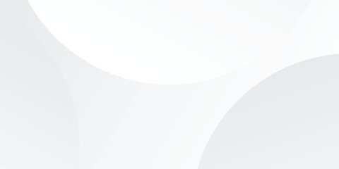 White glowing geometric lines on gray background. Modern shiny blue circle modern art