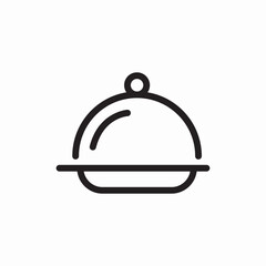 Restaurant food service icon vector sign