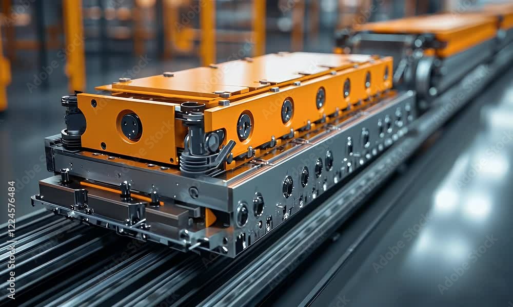 Poster automated factory line producing battery packs