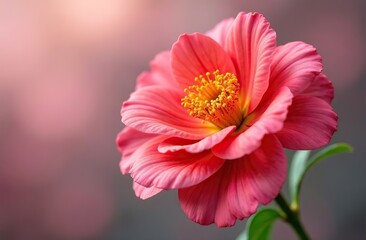 Obraz premium Greeting for International Women's Day on March 8th. Branches of mimosa and number eight. 