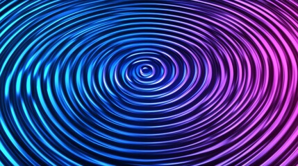 Naklejka premium Mesmerizing spiral of blue and pink light, abstract background design for digital art wallpaper