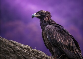 Fototapeta premium Dark Purple Gradient Background: 4K Long Exposure Abstract Texture for Web Design & Presentations