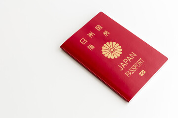 パスポート　旅券　白背景