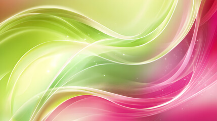 Fototapeta premium Colorful abstract waves create a dynamic visual experience in this vibrant artwork