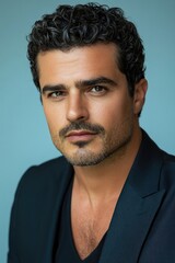 Man in Suit Close-Up