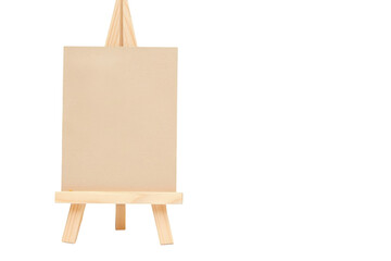 A blank canvas ready for creativity surrounded by evergreen branches and pine cones in a festive setting isolated on transparent background