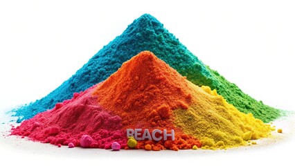 Stunning Beach Sand Pile, Colorful Desert Landscape