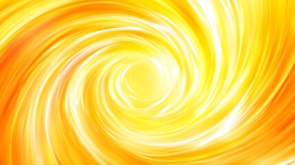 Abstract Swirling Yellow And Orange Hues