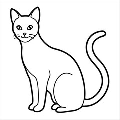 cat silhouette vector art illustrator 