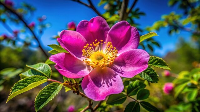 Wild Rose at Sepulveda Basin - California Wildflower Beauty