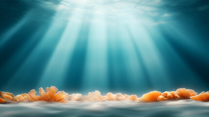 Underwater world 8K v6 360 degree, equirectangular projection, environment map. HDRI spherical panorama