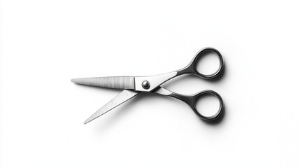 Sharp scissors with stainless steel blades and ergonomic handles, ideal for crafting and sewing projects