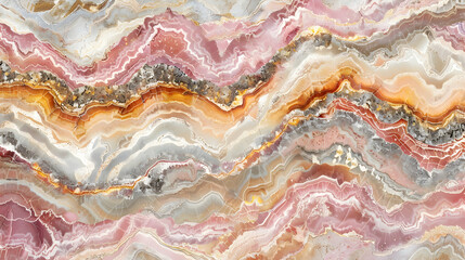 Pink and Orange Agate Stone Illustration Background