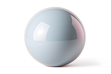 Color glass ball, isolated on a white background