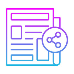 News Sharing Icon