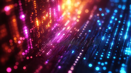 Fototapeta premium Abstract holographic background with shifting iridescent colors and a futuristic feel 