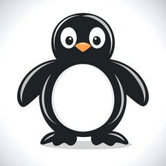 Obraz premium penguin on a white background