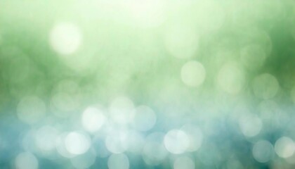 Obraz premium 緑と青の幻想 滑らかなグラデーションの光