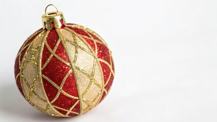 Red and Gold Christmas Ornament