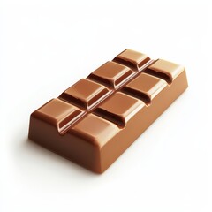 Obraz premium 3D Realistic KitKat isolated on white background