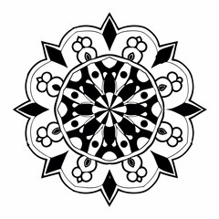 abstract floral ornament