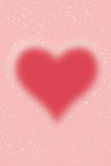 Heart, Valentine’s Day background. Pink background. For social media designs.