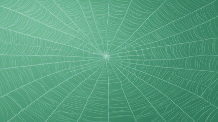 Obraz premium Detailed Green Orb Spiderweb Background Image