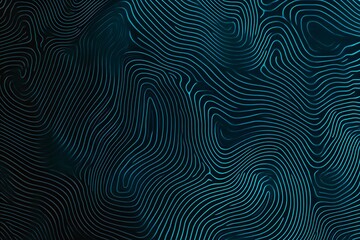 Fototapeta premium Abstract close-up of a glowing blue digital circuit board, showcasing intricate connections and technological design on a black background. 