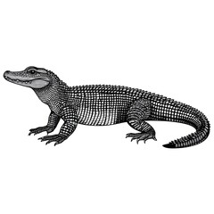 Fototapeta premium lizard on a white background