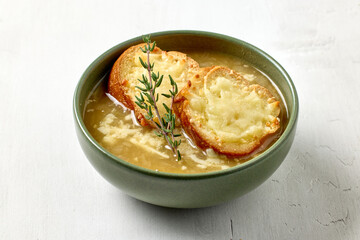 bowl of french onion soup